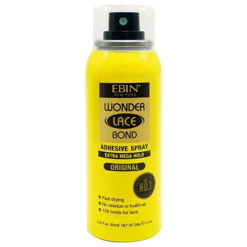 EBIN Wonder Lace Bond Adhesive Spray Extra Mega Hold Original 2.7oz/80ml