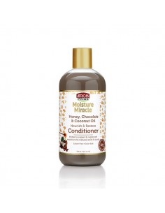 African Pride Moisture Miracle Honey, Chocolate & Coconut Oil Nourish & Restore Conditioner 354ml/12oz.