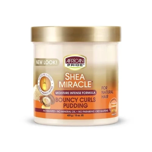 African Pride Shea Miracle Moisture Intense Bouncy Curls Pudding 425 g/15oz