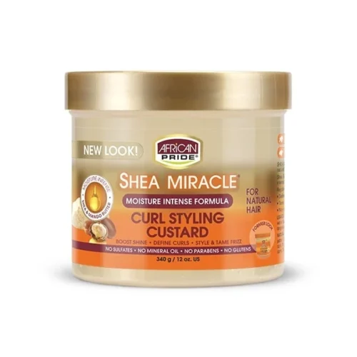 African Pride Shea Miracle Moisture Intense Curl Styling Custard 340 g/12oz