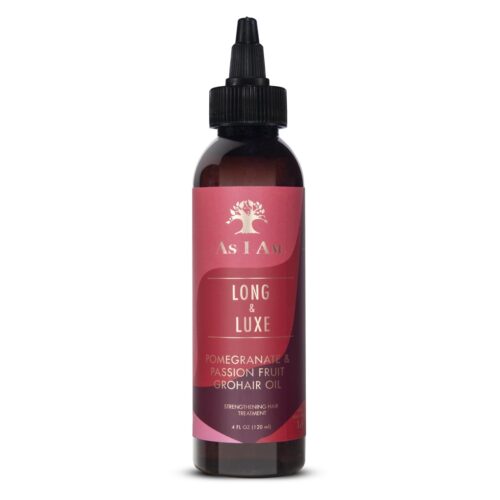 As I Am Long & Luxe Pomeganate & Passion Fruit Grohair Oil 120 ml- 4oz