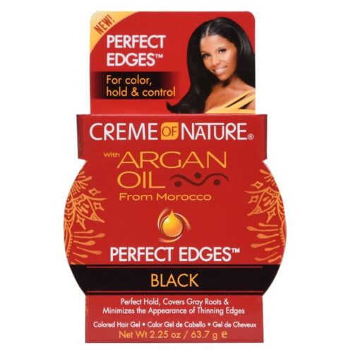 Creme of Nature Argan Oil Perfect Edges Black 63.7g/2.25 oz