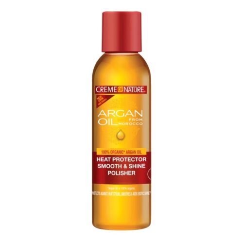 Creme Of Nature Argan Oil Heat Protector Smooth&Shine Polisher 4 oz/118mL