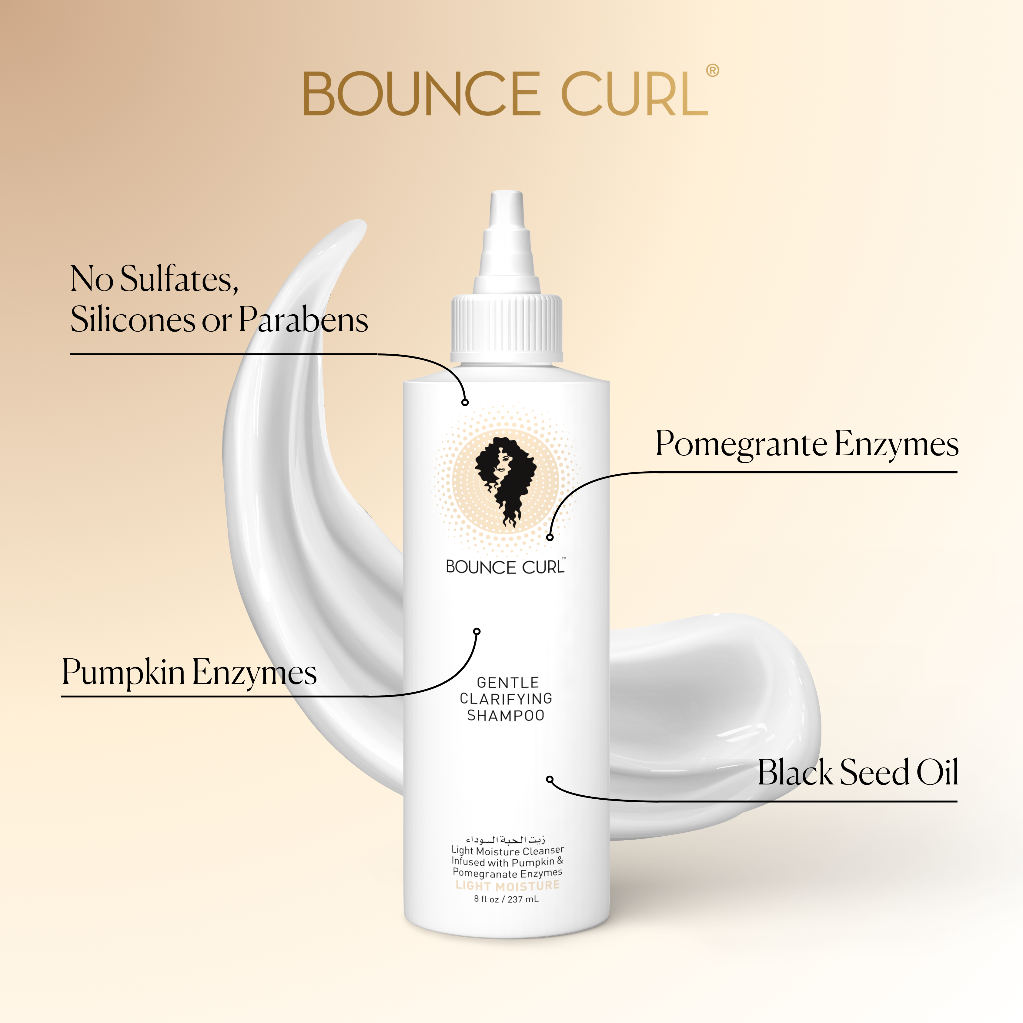 Bounce Curl Gentle Clarifying Shampoo 237ml