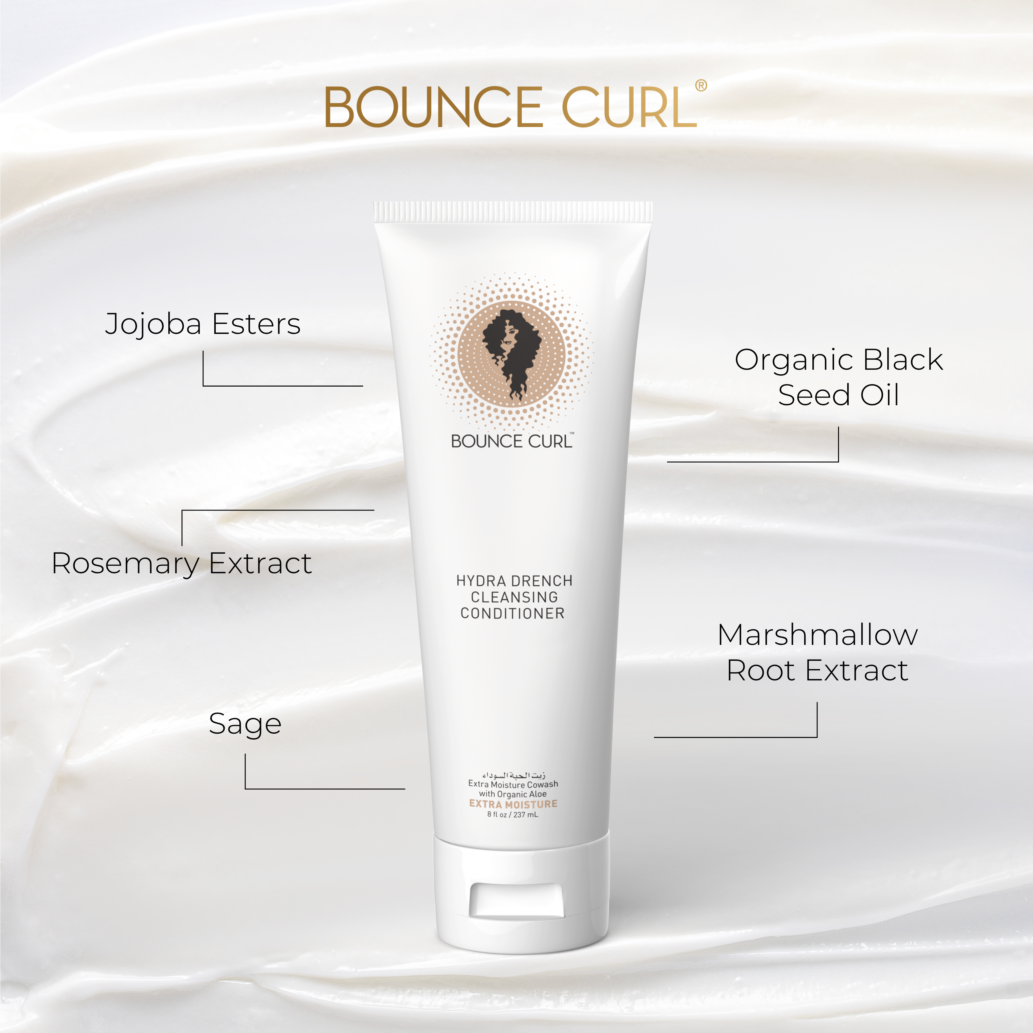 Bounce Curl Hydra Drench Cleansing Conditioner 237ml