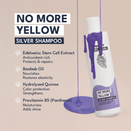 Pretty Curly Girl No More Yellow Shampoo 250ml
